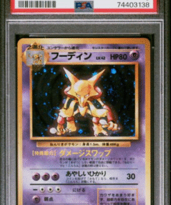 1996 POKEMON JAPANESE BASIC #65 ALAKAZAM-HOLO PSA 9